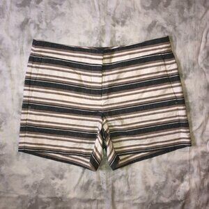 Ann Taylor Striped Linen Devin City Short
